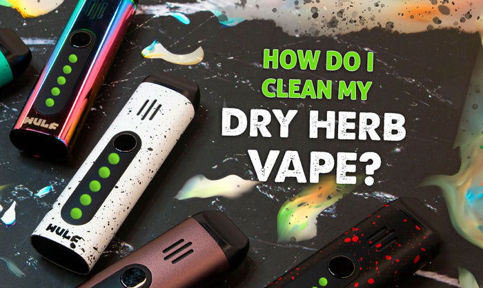 ¿Cómo limpio mi vaporizador de hierbas secas?