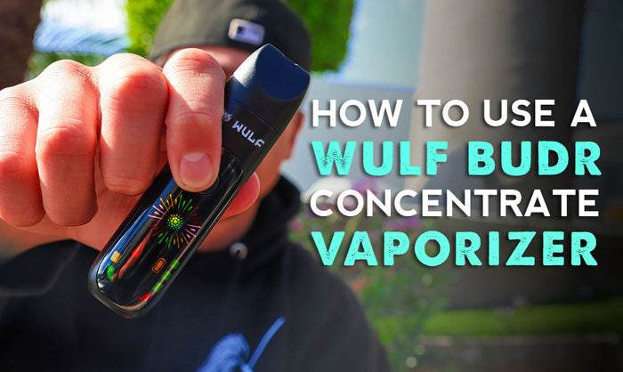 Cómo usar un vaporizador de concentrados Wulf Budr