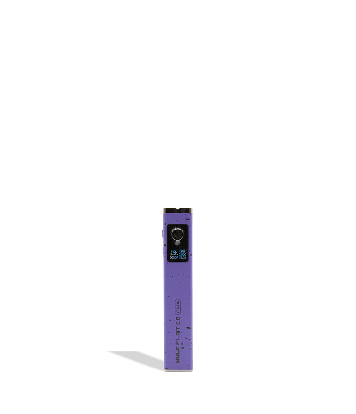 Wulf Mods Flat 2.0 Plus purple black spatter on white background