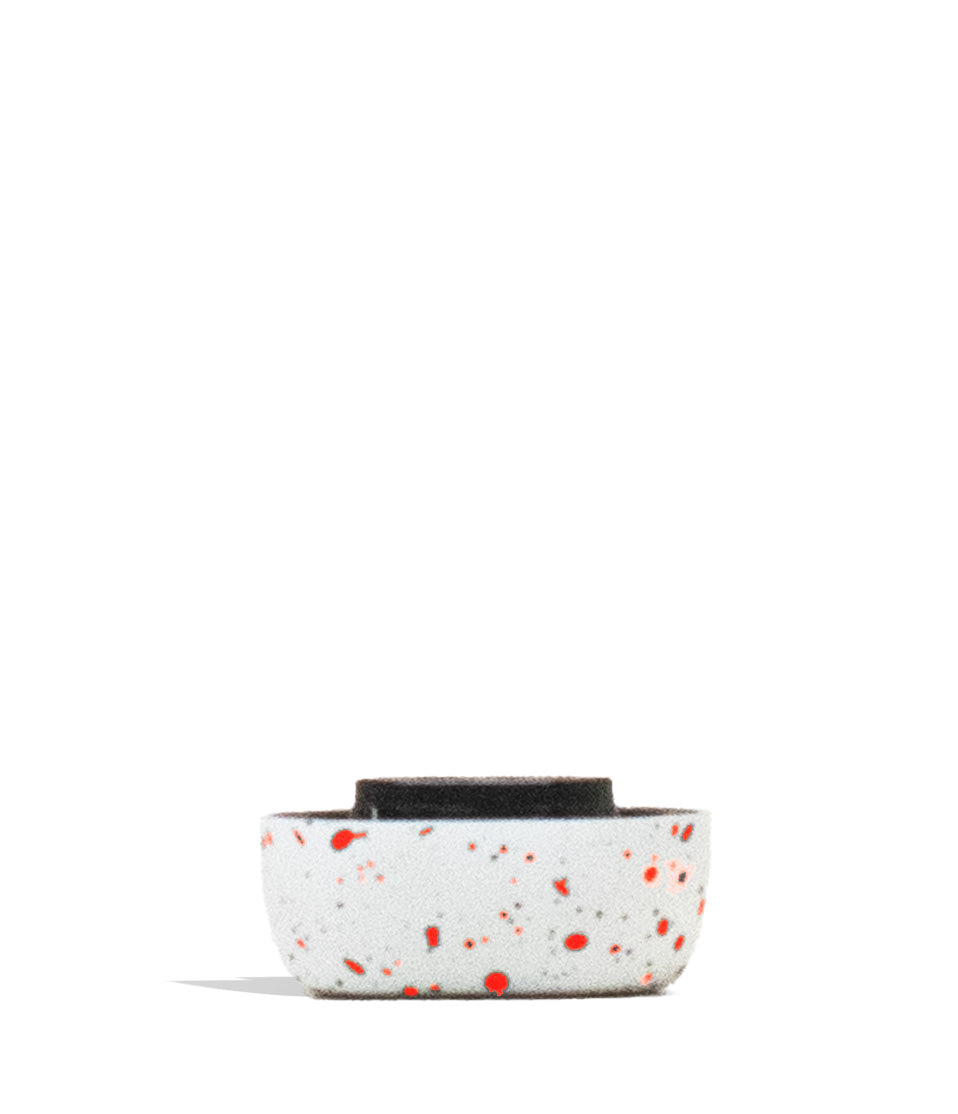 White Red Spatter Wulf Mods LX Slim Replacement Base on white background