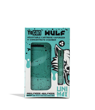 Teal Black Spatter Wulf Mods UNI Max Concentrate Kit Packaging Front View on White Background