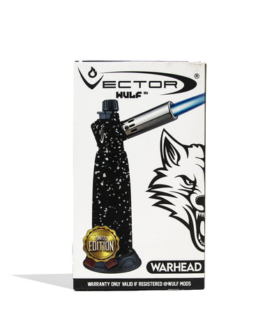 Black White Spatter Wulf Mods Warhead Torch Packaging on white background
