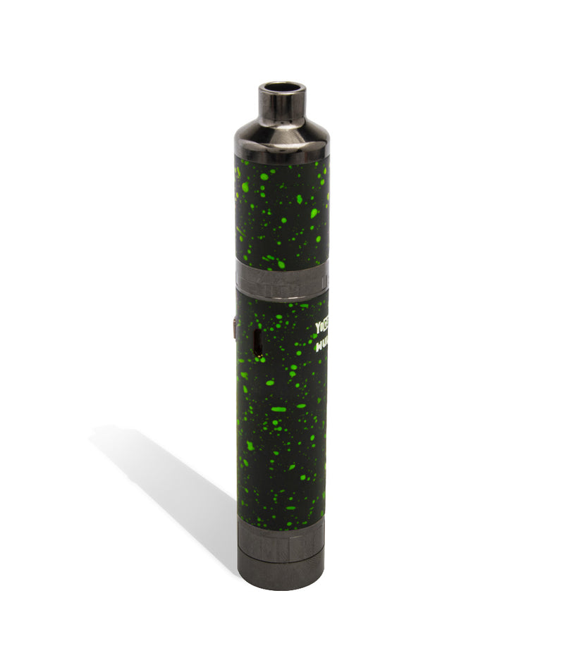 Black Green Spatter Wulf Mods Evolve Maxxx 3 in 1 Kit Wax Pen Above View on White Background