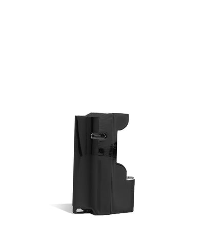 Black Wulf Mods Micro Plus Cartridge Vaporizer Back View on White Background